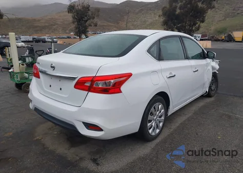 2019 Nissan Sentra S z USA, uszkodzony, nr VIN 3N1AB7AP1KY280896